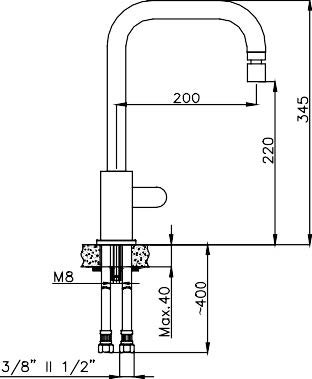 Lento Kitchen Faucet